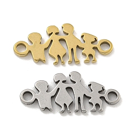 201 Stainless Steel Connector Charms, Family Links