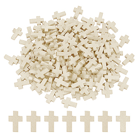 200 деревянные подвески, крест подвески, окрашенные, без свинца