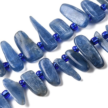 Натуральный кианитовые бисер пряди, самородки