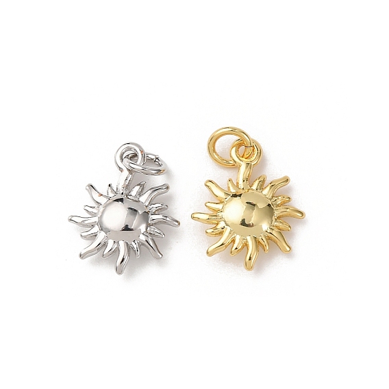 Латунные подвески, солнечные чары, без кадмия и без свинца, стойки покрытие, долговечный, с целью перехода в кольце