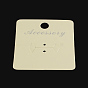 Rectangle Shape Cardboard Display Cards