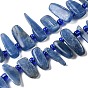 Натуральный кианитовые бисер пряди, самородки