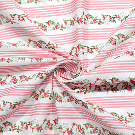 1m tela de algodón con estampado de flores, Ropa y Accesorios