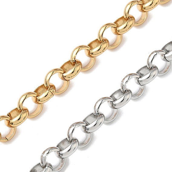 304 из нержавеющей стали цепи Роло, несварные, с катушкой, ионное покрытие (ip)