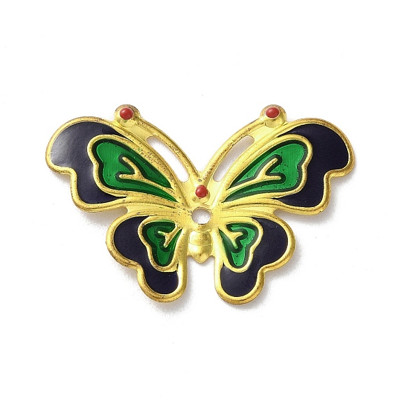 Железные подвески, с эмалью, очарование бабочки