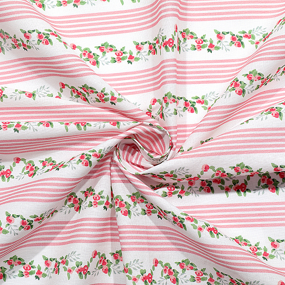 1M Flower Pattern Cotton Fabric, Clothing Accessories