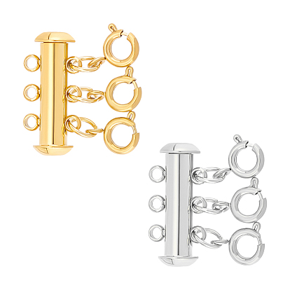 2 шт. 2 цвета 304 застежки-замки из нержавеющей стали, с застежками пружинного кольца, трубка