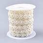 ABS Plastic Imitation Pearl Beaded Trim Garland Strand, Great for Door Curtain, Wedding Decoration DIY Material