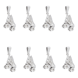 8 шт. 304 подвески из нержавеющей стали, кататься на роликах