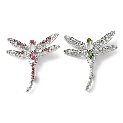 Броши из сплава стрекоз со стразами для одежды-рюкзака