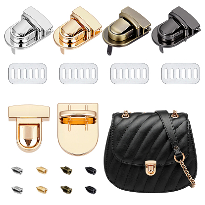4 сумки 4 цвета дугообразные замки для кошельков из сплава, принадлежности для изготовления сумочки своими руками