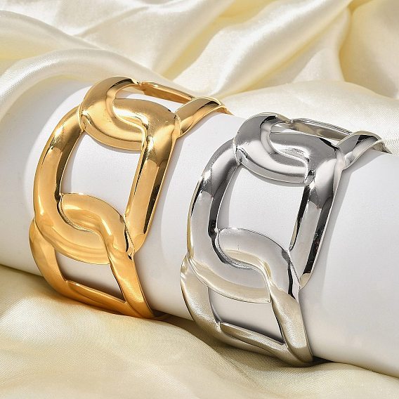 304 женские браслеты-манжеты из нержавеющей стали