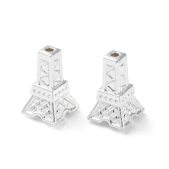Perles en alliage, plaqué longue durée, tour eiffel