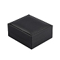 PU Leather Pendant Box, with Foam Mat, Rectangle