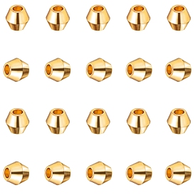 Doppelkegel Messing Spacer Perlen, Doppelkegel