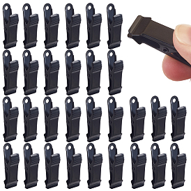 30шт. железный беззубчатый пружинный зажим, многофункциональный держатель-закладка для визиток