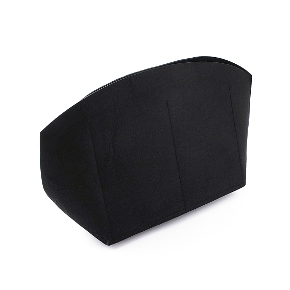 Felt Purse Organizer Insert, Women's Tote Bag Liner, with Alloy Zipper
