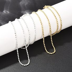 2 Латунные цепочки с шариками, ожерелья, ожерелья, кулоны, колье ...