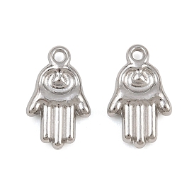 304 Stainless Steel Charms, Hamsa Hand Charms