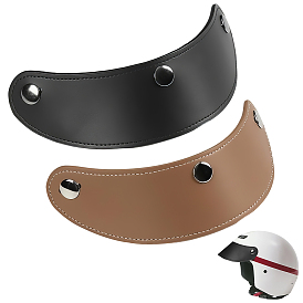 2шт. 2цвета, имитация кожи, доска для полей шляпы для кепки с козырьком, спортивная кепка, солнцезащитный козырек шляпа, с помощью кнопки сплава