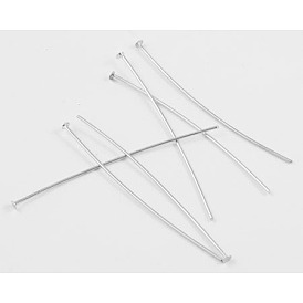 Железные штыри с плоской головкой, без кадмия и без свинца, 46x0.75~0.8 мм, около 5800 шт / 1000 г