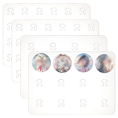 2шт. 2 стили прозрачные ПВХ-пластины для обезболивания, прямоугольные