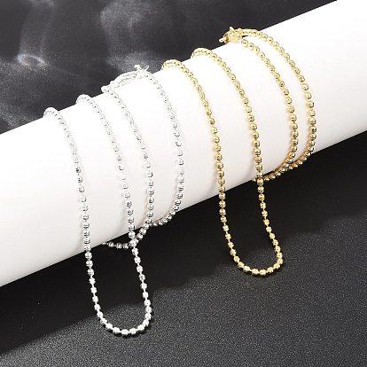 2 Латунные цепочки с шариками, ожерелья, ожерелья, кулоны, колье ...