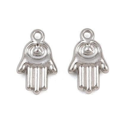 304 Stainless Steel Charms, Hamsa Hand Charms