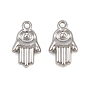 304 Stainless Steel Charms, Hamsa Hand Charms