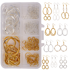 DIY Earring Making, with Alloy/Brass  Linking Rings and Brass Earring Hooks