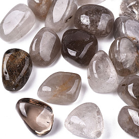 Perles de quartz fumé naturel, pierres de guérison, pour la thérapie de méditation équilibrant l'énergie, pour création de fil enroulé pendentif , pierre tombée, gemmes de remplissage de vase, pas de trous / non percés, nuggets