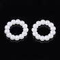 ABS Plastic Imitation Pearl Linking Rings, Ring