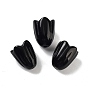 Natural Obsidian Beads, Flower