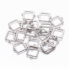 201 Stainless Steel Links/Connectors, Square