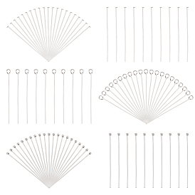 900 шт. 3 стили 304 штифты с ушком из нержавеющей стали, комплекты головных и шаровых пальцев
