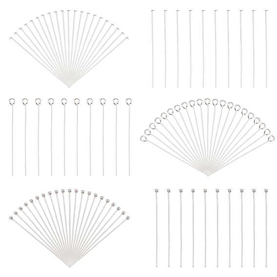 900 шт. 3 стили 304 штифты с ушком из нержавеющей стали, комплекты головных и шаровых пальцев