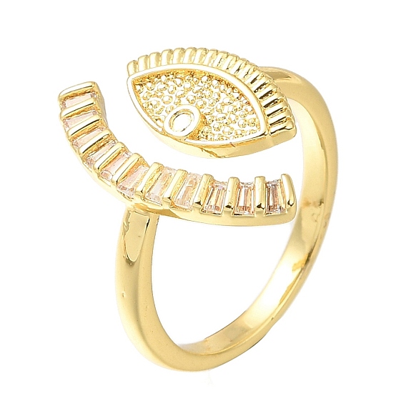 Кольца-манжеты для женщин с покрытием из латуни с микропаве из кубического циркония, без кадмия и без свинца, долговечный