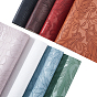 8 Blätter 8 Farben PVC-Lederstoff, Rechteck