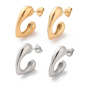 304 из нержавеющей стали серьги, серьги-кольца