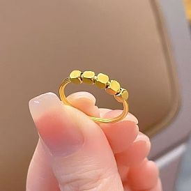 304 кольца для пальцев из нержавеющей стали для женщин, кубические