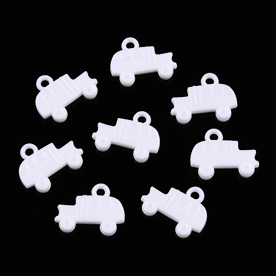 Opaque Acrylic Pendants, Car Charms