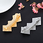 Alloy Hair Barrette Findings, French Hair Clip Findings, for Bowknot, Hair Accessories, Rhombus