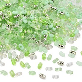 Светящиеся акриловые бусины разных стилей, арахис, светится в темноте