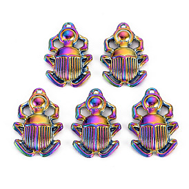 Rainbow Color Alloy Pendants, Cadmium Free & Nickel Free & Lead Free