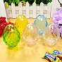 Easter Plastic Bead Containers, Candy Treat Gift Box, for Wedding Party Packing Box, Egg