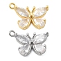 Латунные микро проложить кубического циркония подвески, без кадмия, без никеля и без свинца, бабочки прелести