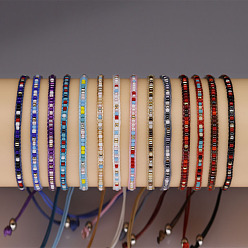 Bohemian Style Handmade Beaded Friendship Bracelet with DIY Rice Pearl Weaving - 15 Words or Less