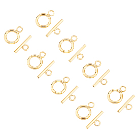 304 Stainless Steel Toggle Clasps, Ring