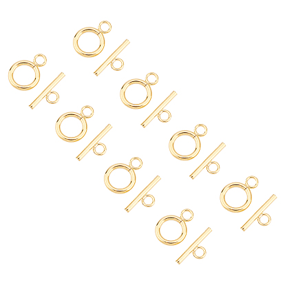 304 Stainless Steel Toggle Clasps, Ring