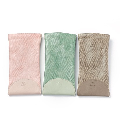 Чехол для очков из искусственной кожи, для очков, солнцезащитные очки протектор, узор змейки